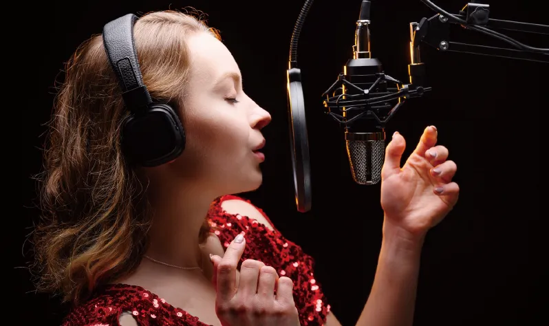 INTER BEE EXPERIENCE ヘッドフォン、マイクロフォン