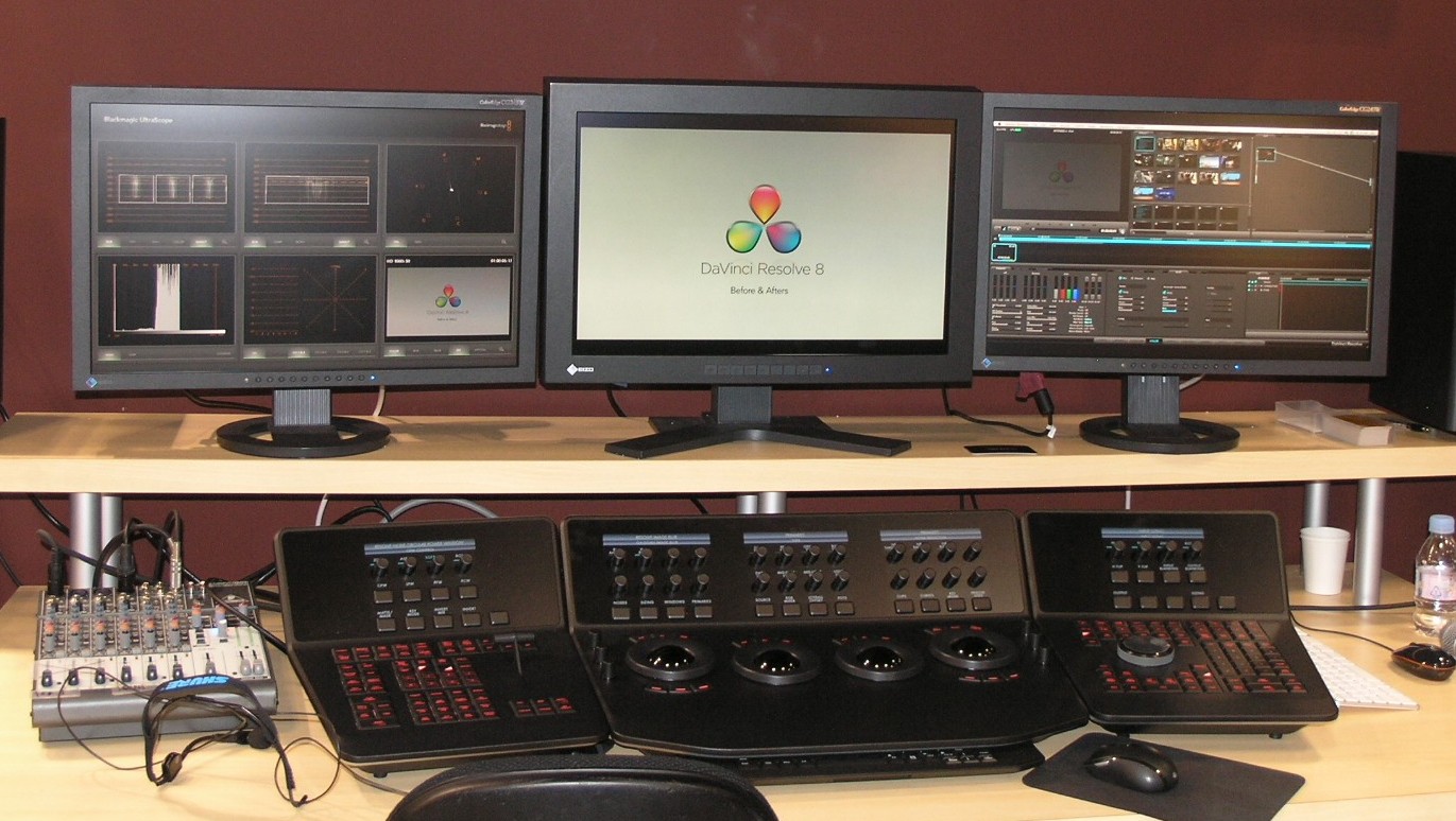 カラーコレクション "DaVinci Resolve"(ブラックマジック)
