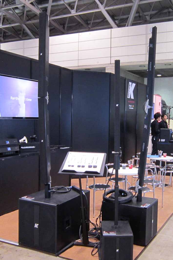 K-arrayのポータブルパワードラインアレイスピーカー「KRシリーズ」