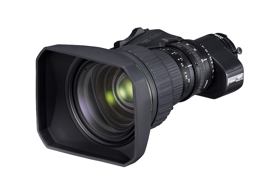 4K対応の放送用ポータブルズームレンズ「FUJINON UA24×7.8 BERD」